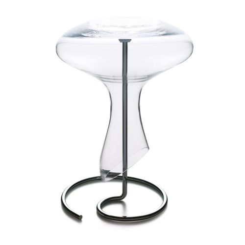 Decanter in vetro con accessorio, 2 litri