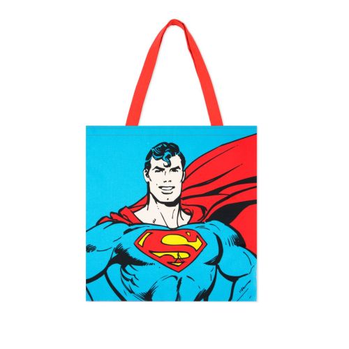 Shopper, superman, in cotone e poliestere